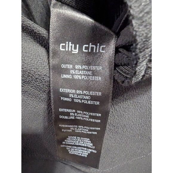 SzāS (16/0XL) City Chic Jumpsuit Split Front NWT - Picture 9 of 9